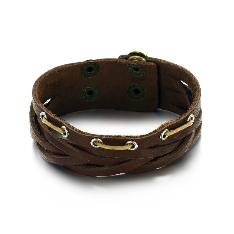 Titánový Kožený Náramok Najvyššej Kvality