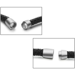 Dámsky Titánový Kožený Náramok Stabilnej Kvality