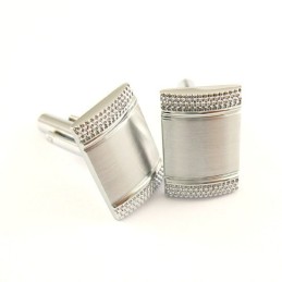 Módne Titánové Konvexné Podlhovasté Manžetové Gombíky