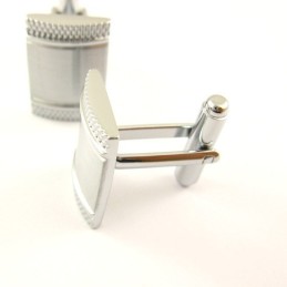 Módne Titánové Konvexné Podlhovasté Manžetové Gombíky