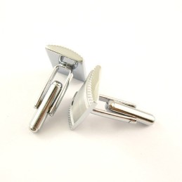 Módne Titánové Konvexné Podlhovasté Manžetové Gombíky