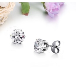 Široký Výber Dámskych Titánových Náušníc S Diamantmi
