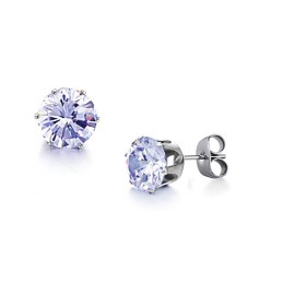 Titánové Náušnice Najvyššej Kvality S Diamantmi