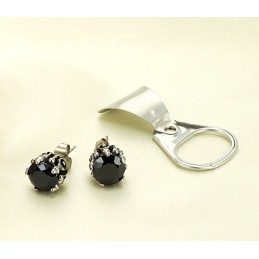 Náušnice Z Čierneho Titánu S , Spoľahlivá Reputácia