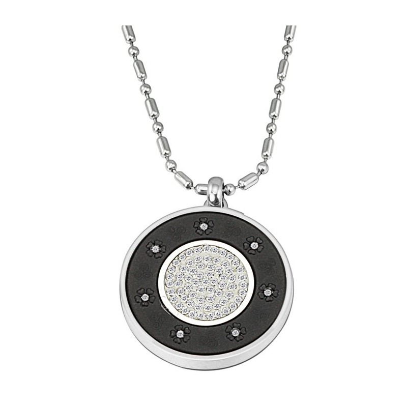 Kráľ Kvantity Zdravia Titánový Pelelitový Náhrdelník S Diamantom Kráľ Kvantity Zdravia Titánový Pelelitový Náhrdelník S Diamantom
