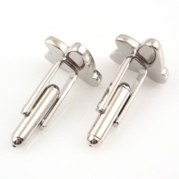 Manžetové Gombíky S Titánovými A Diamantovými Motívmi