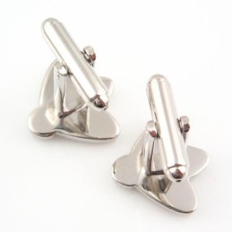 Manžetové Gombíky S Titánovými A Diamantovými Motívmi