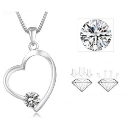 Široký Výber Dámskeho Platinového Titánového Náhrdelníka S Diamantmi