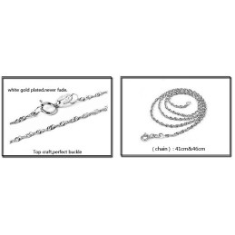 Kvalitný A Kvantitatívne Zaručený Dámsky  Titánový Náhrdelník S Kamienkami