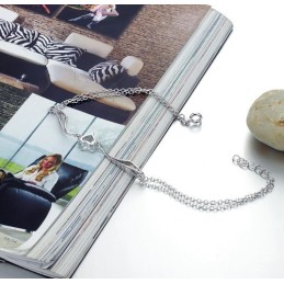 Kráľ Kvantity Dámsky  Titánový Náramok Na Členok