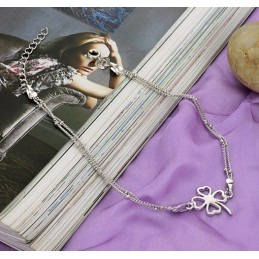 Zaručená Kvalita A Množstvo Dámsky  Titánový Náramok Na Členok V Tvare Ďateliny