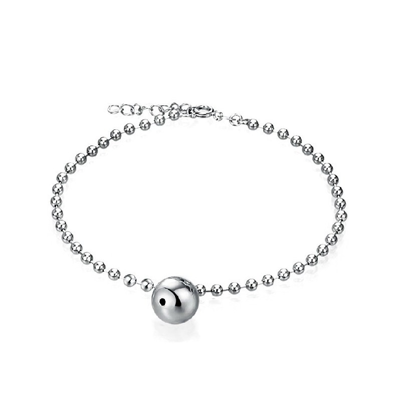 Spoľahlivý Kvalitný Dámsky  Pokovovaný Titánový Náramok Na Členok