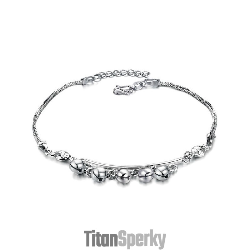 Zaručená Kvalita A Množstvo Dámsky Zvonovitý  Titánový Náramok Na Členok