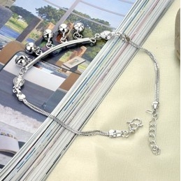 Zaručená Kvalita A Množstvo Dámsky Zvonovitý  Titánový Náramok Na Členok