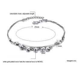 Zaručená Kvalita A Množstvo Dámsky Zvonovitý  Titánový Náramok Na Členok