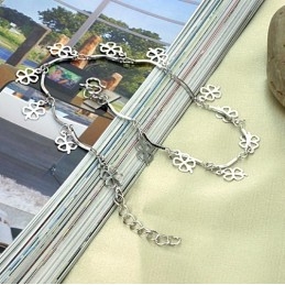 Zaručená Kvalita A Množstvo Dámsky  Titánový Náramok Na Členok V Tvare Ďateliny