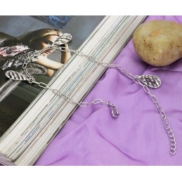 Vysokokvalitný Dámsky Dutý  Pokovovaný Titánový Náramok Na Členok