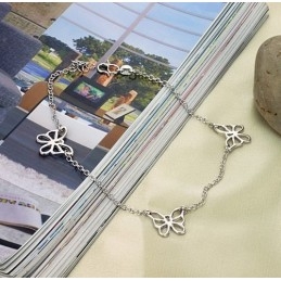 Zaručená Kvalita A Množstvo Dámsky  Titánový Náramok S Motýlím Vzorom