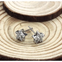 Známe Pre Svoje Kvalitné Dámske Antialergénne  Titánové Náušnice S Diamantmi