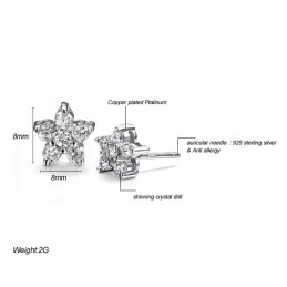 Známe Pre Svoje Kvalitné Dámske Antialergénne  Titánové Náušnice S Diamantmi