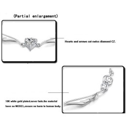 Vysokokvalitný Dámsky  Titánový Náramok S Kamienkami