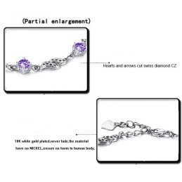 Vynikajúca Kvalita Dámskeho Dutého Titánového Náramku S  A Diamantmi