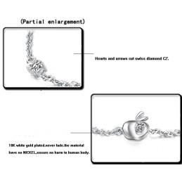 Spoľahlivý Reputačný Dámsky Dutý  Titánový Náramok S Kamienkami