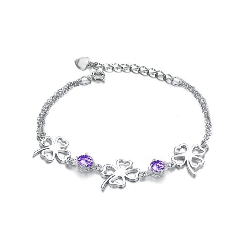 Vynikajúca Kvalita Dámskeho ho Titánového Náramku V Tvare Ďateliny