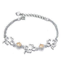 Vynikajúca Kvalita Dámskeho ho Titánového Náramku V Tvare Ďateliny