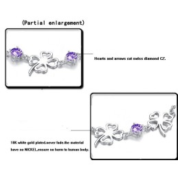 Vynikajúca Kvalita Dámskeho ho Titánového Náramku V Tvare Ďateliny