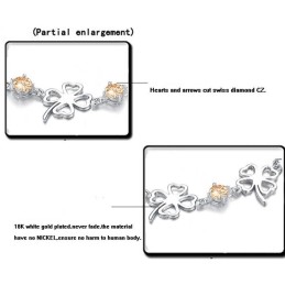 Vynikajúca Kvalita Dámskeho ho Titánového Náramku V Tvare Ďateliny