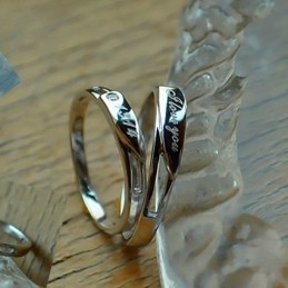 Vysokokvalitný  Pokovovaný Titánový Prsteň Pre Milovníkov