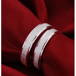 Ľahko Použiteľný Perleťový Priadzový  Pokovovaný Titánový Prsteň Pre Milovníkov