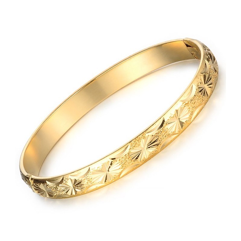 Vysokokvalitný Elegantný Dámsky Náramok Pozlátený 18K Zlatom