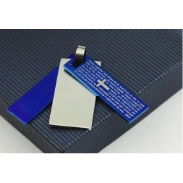 Obľúbený Pánsky Titánový Prívesok S Tromi Kartami - Retiazka Zadarmo