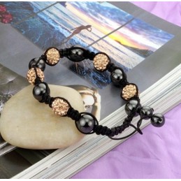 Vysokokvalitný Dámsky Náramok S Krištáľmi V Tvare Gule