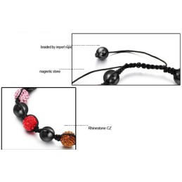 Vysokokvalitný Dámsky Náramok S Krištáľmi V Tvare Gule