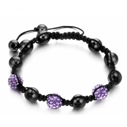 Spoľahlivý Reputačný Ženský Náramok V Tvare Gule S Krištáľmi