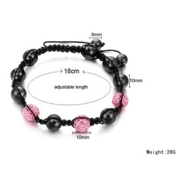 Spoľahlivý Reputačný Ženský Náramok V Tvare Gule S Krištáľmi