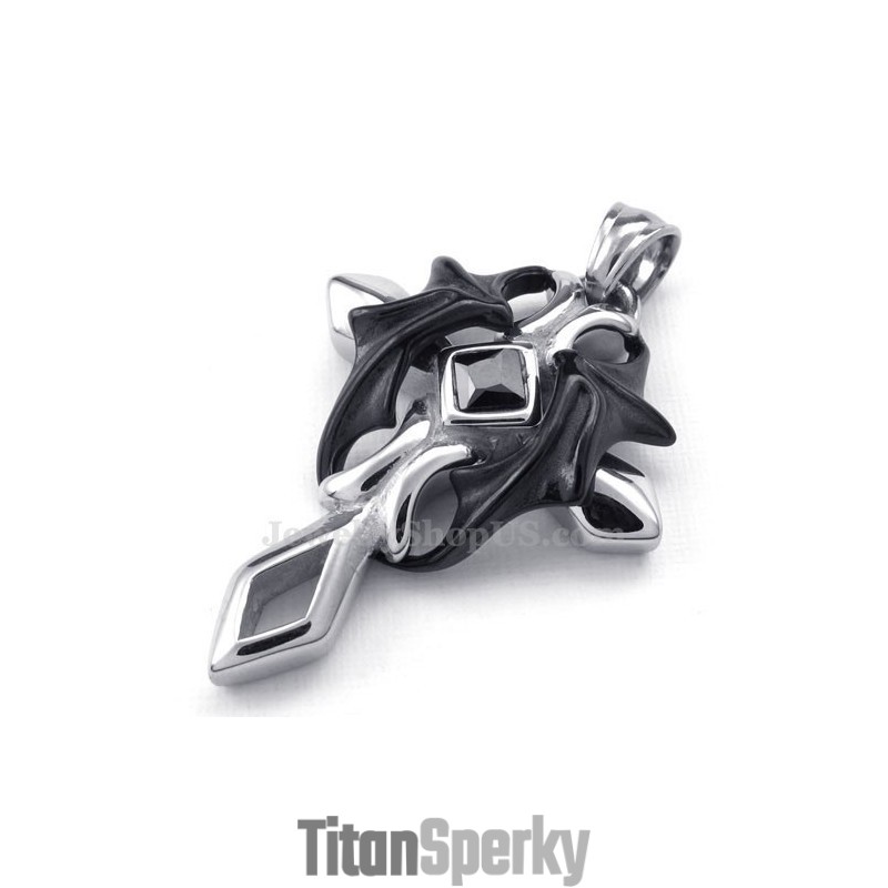 Titánový Prívesok S Krížom (Retiazka Zadarmo)