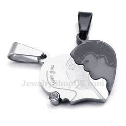 Titánový Prívesok Pre Páry So Zlomenými Srdcami (Retiazka Zadarmo) (Jeden Pár)