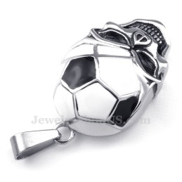 Titánový Prívesok S Futbalovou Lebkou A Príveskom S Lebkou (Retiazka Zadarmo)