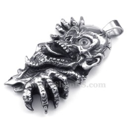 Titánový Prívesok S Lebkou Black Eyes (Retiazka Zadarmo)