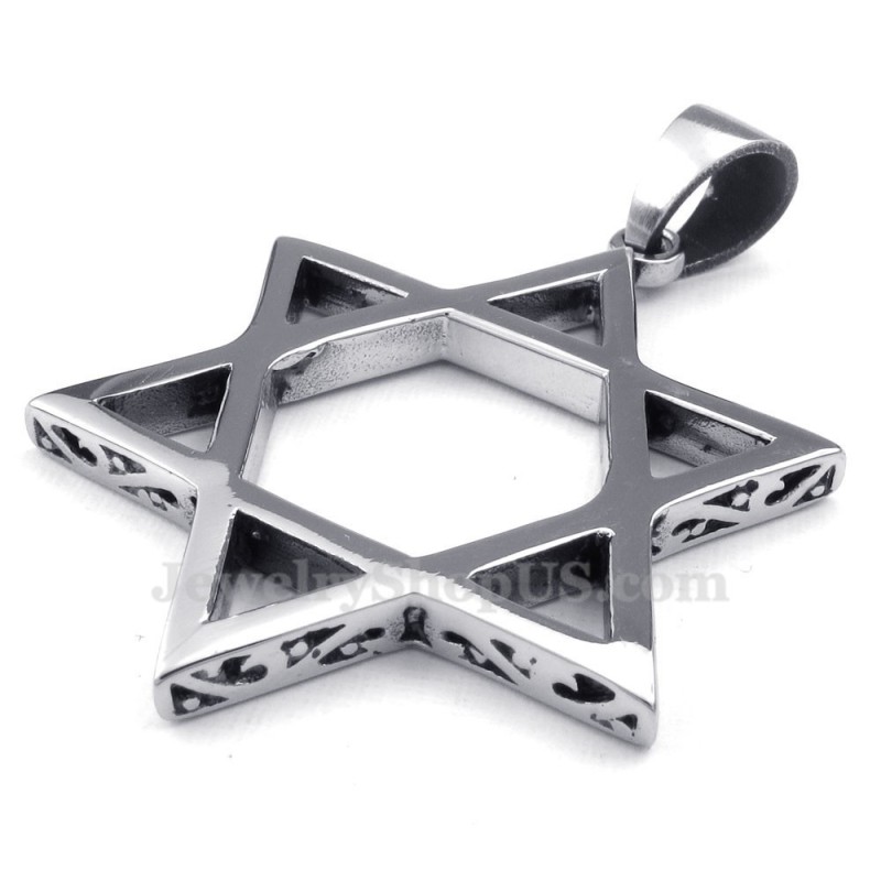 Titánový Prívesok S Dutou Hviezdou Pre Mužov (Retiazka Zadarmo)