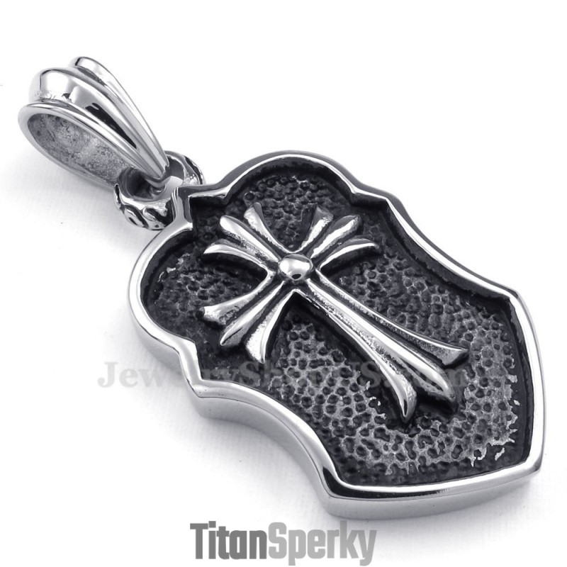 Titánový Náhrdelník S Krížom (Retiazka Zadarmo) Titánový Náhrdelník S Krížom (Retiazka Zadarmo)