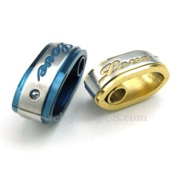 Titánovo Modrý Prívesok Pre Páry (Retiazka Zadarmo) (Jeden Pár)