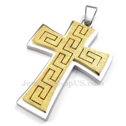 Titánový Náhrdelník S Krížom (Retiazka Zadarmo)