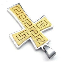 Titánový Náhrdelník S Krížom (Retiazka Zadarmo)