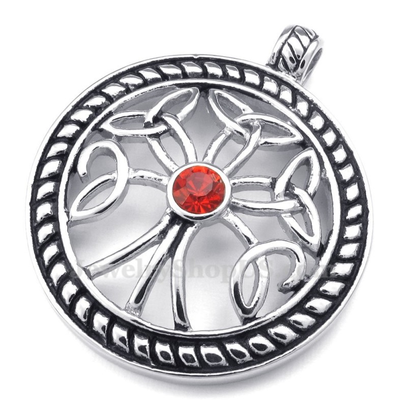 Titánový Náhrdelník S Keltským Uzlom A Príveskom (Retiazka Zadarmo)