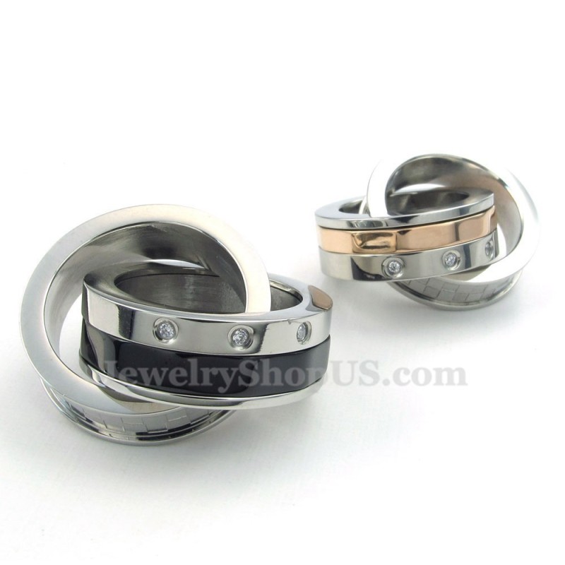 Náhrdelník S Príveskom Eternal Love Titanium Couples Interlocking Rings (Retiazka Zadarmo) (Jeden Pár) Náhrdelník S Príveskom Eternal Love Titanium Couples Interlocking Rings (Retiazka Zadarmo) (Jeden Pár)